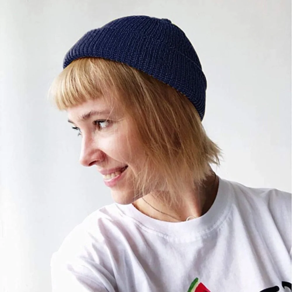 Wool Watch Fisherman Beanie Cap